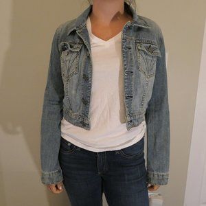 Juicy Couture Cropped Denim Jacket